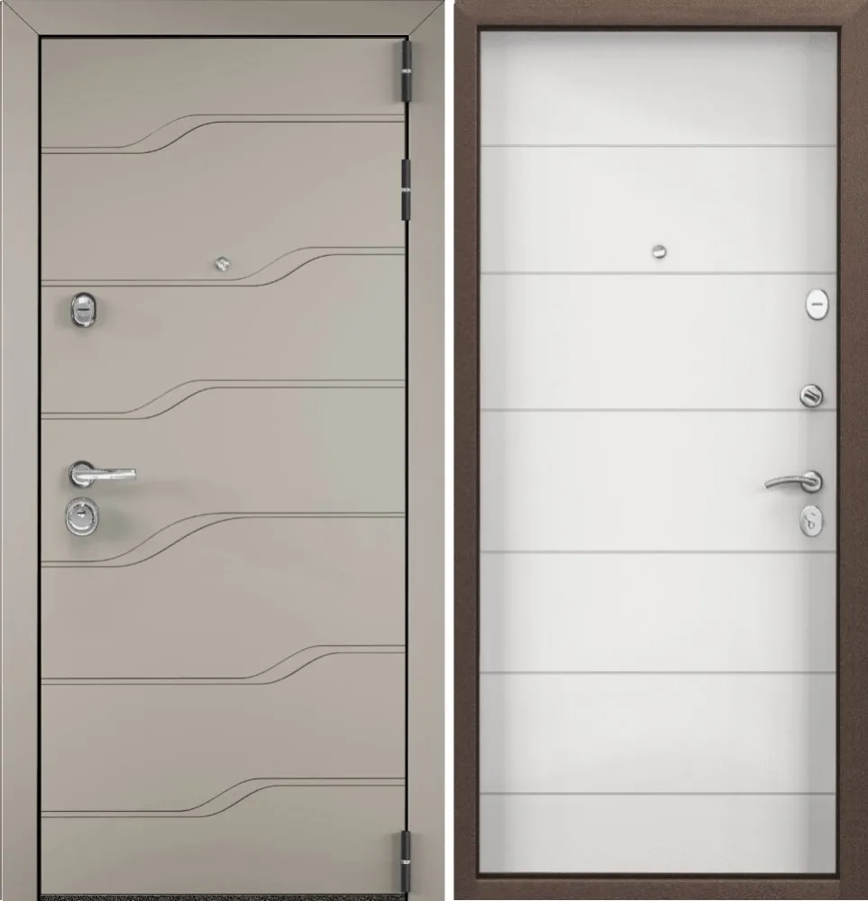 Фото Дверь Цербер 3К Линкор Латте Сменная панель DIS006431